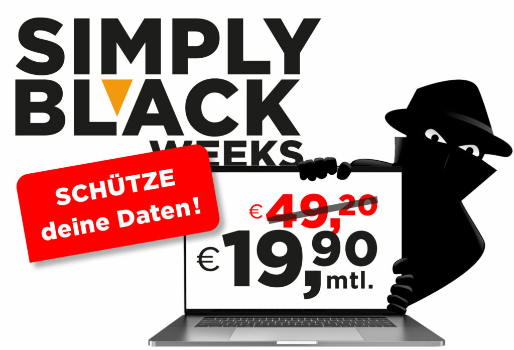 SIMPLY Black Weeks – Schütze deine Daten!