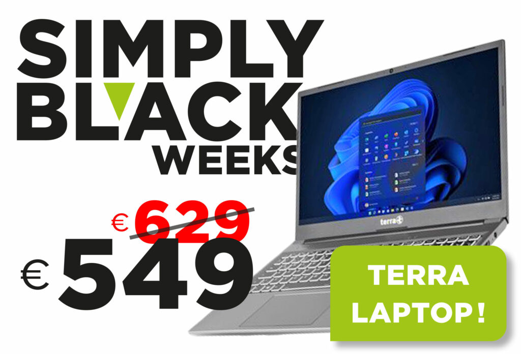 SIMPLY Black Weeks – Terra Laptop!