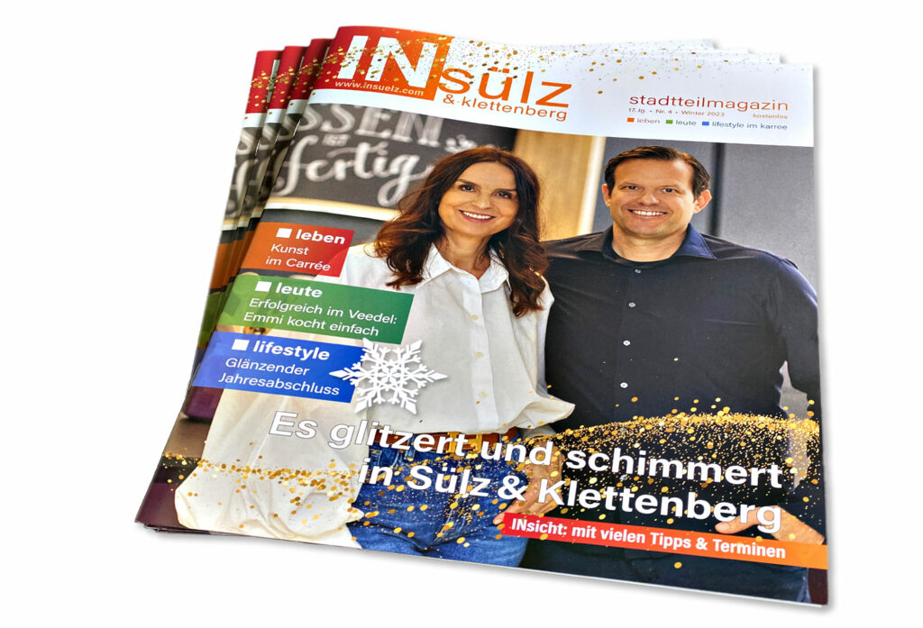 INsülz & Klettenberg, das Kölner Stadtteilmagazin, Es glitzert und schimmert, Leben, Leute, Lifestyle, Weihnachtsausgabe